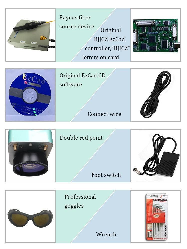 20W 30W 50W Fiber Laser Engraving Machine Necklace Ring Jewelry Fiber Laser Engraver