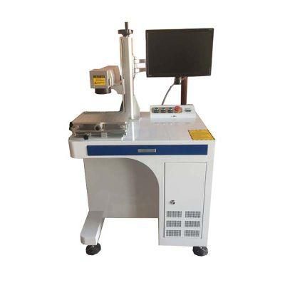 Desktable Type 30W 50W Raycus Optical Fiber Laser Marking Engraving Machine Metal Engraving