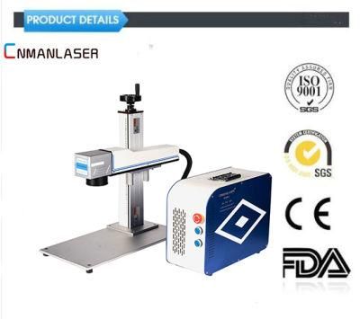 20W Fiber Laser Marking / Marker Equipemnt / Machine for Jewelry/Gold/Silver/Cutting Silver Gold Deep Engraving