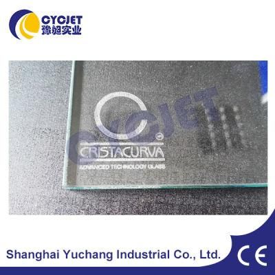 CO2 Laser Marking Machine to Print Logo on Glass