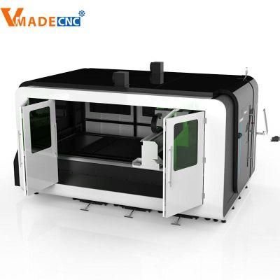 High Speed Enclosed 2000W CNC Fiber Laser Cutting Machine for Metal