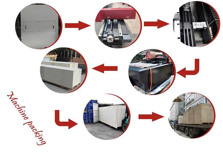 CNC-Laser Schneidemaschine Schwere Faserlaserschneidemaschine / CO2-Laserschneid- Oder Gravurmaschine Fü R Metallrohr-Kohlenstoff-Edelstahlschneidemasc