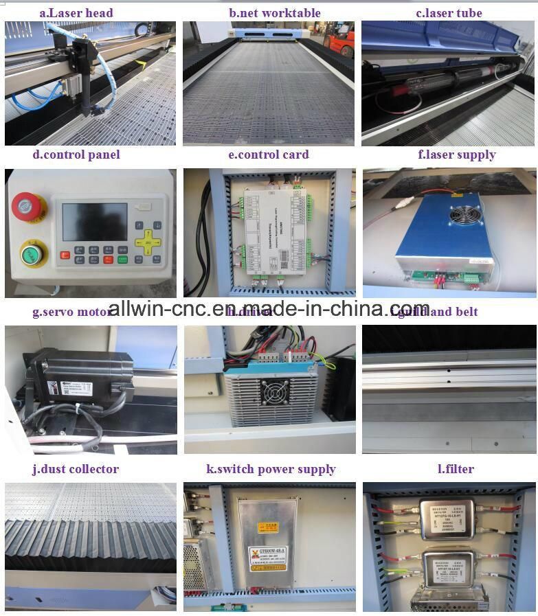 1325 CO2 Laser Engraving/ Cutting Machine for Stainless Sheet/ Carbon Sheet/ Wood/ Acrylic