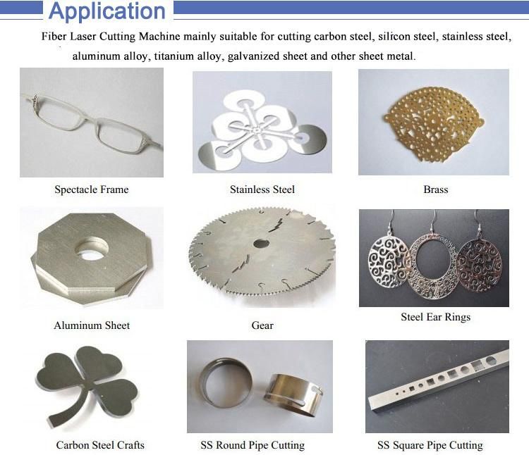 Canton Fair Stainless Steel Aluminum Plate 1000W CNC Fiber Laser Cutting Machine