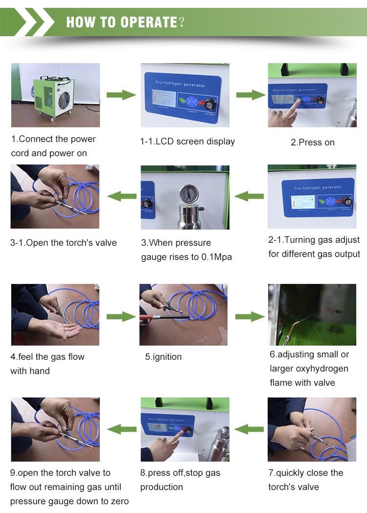 Water Fuel Green Energy Copper Brass Flat Copper Wires Refrigerator Oxyhydrogen Hho Generator Brazing Welding Machine