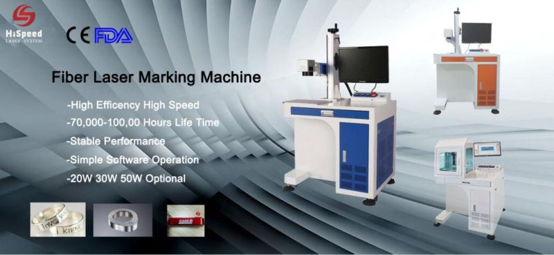 Stainless Steel Bearing Engraving Machine Hispeed Fiber Laser Marking Machine