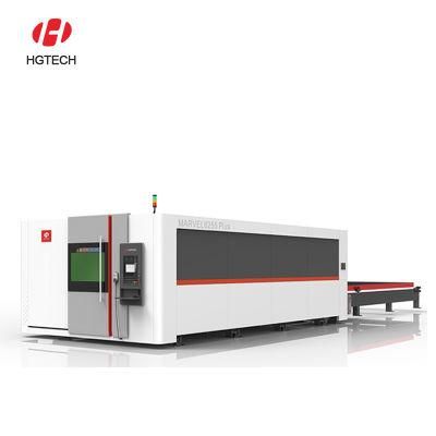 Hot Sale Hgtech 3000*1500mm 20000W 30000W 3015 2040 Single Table Sheet Plate Fiber Metal Laser Cutting Machine