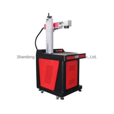 Metal Plastic Key Chain Making Fiber Laser Marking Machine 30W 20W