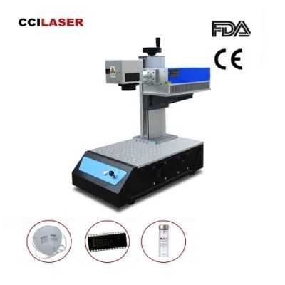 Laser Printing Machine for Plastic, Metal, Leather, Ring