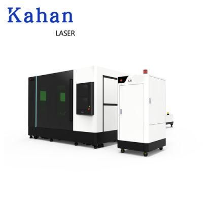 High Precision 1500W 6000W CNC Metal Plate Enclosed Exchange Platform Fiber Laser Cutting Machine