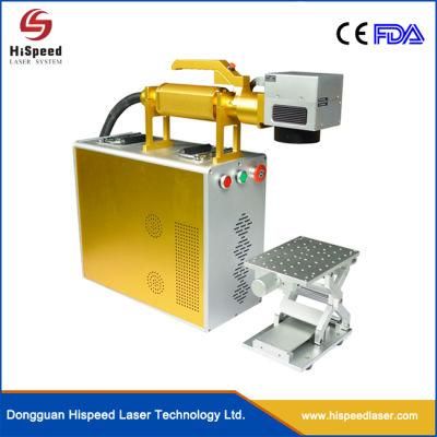 Mini Style Stainless Steel Fiber Laser Marking Machine Engraving System