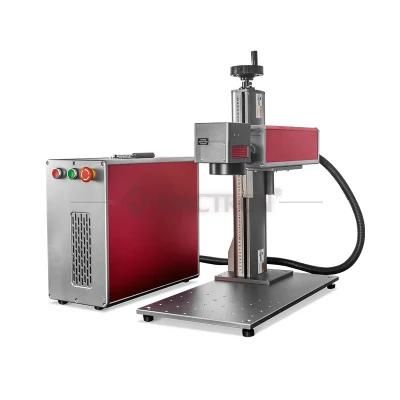 30W Portable Mini Metal Fiber Laser Marking Machine Jewelry Engraving Machine for Stainless Steel PCB Plastic