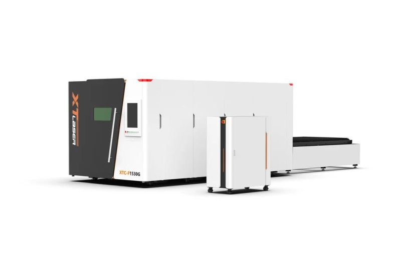 High Power Enclosed Fiber Laser Cutting Machine