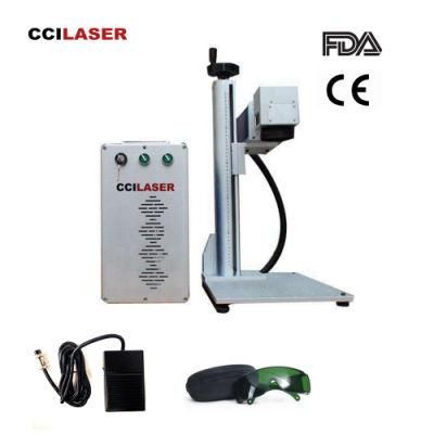 Portable Fiber Laser Marking Machine for Numbering Pigeon Ring PVC