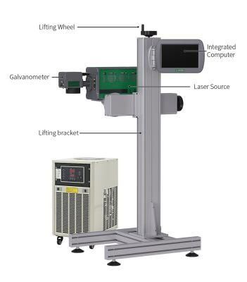 High Quality UV Flying Laser Marking Machine Computer Integrated Touch Screen Laser Machine