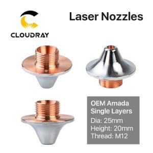 Cloudray Amada Type a Fiber Laser Nozzles Single Layer Chrome-Plated