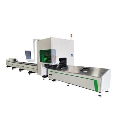 China Manufacture Square Tube Round Tube Laser Cutting Machine Stainless Steel Pipe Machine CNC Fiber Laser Cutting Machine with High Precision