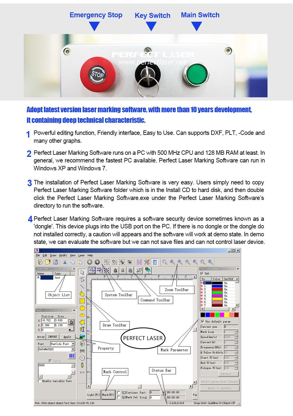 Fiber Laser Marking Machine for Metal and Plastic