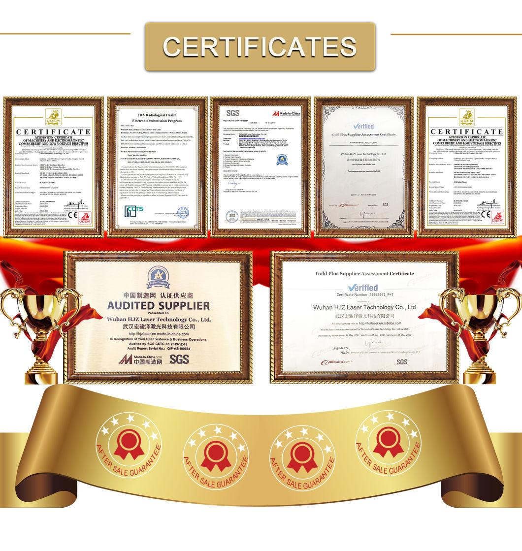 30W 60W CO2 Laser Marking Machine Printing on Paper Cloth Wooden