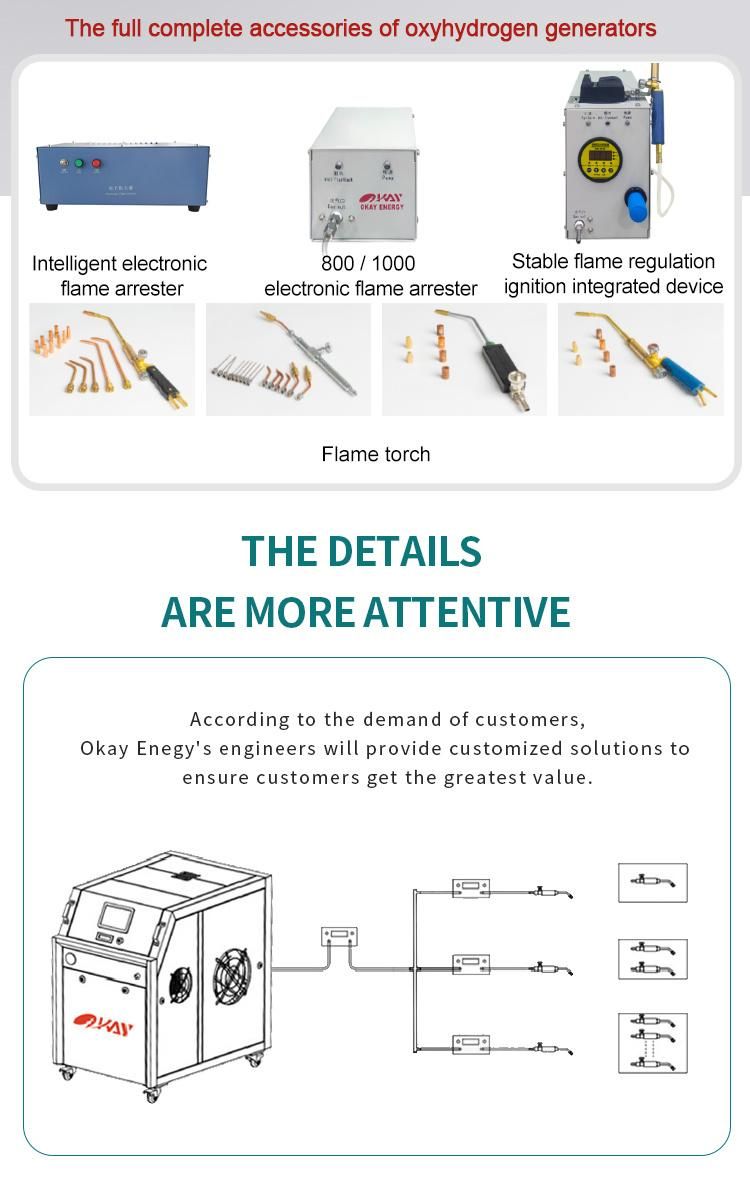 Water Fuel Green Energy Copper Brass Flat Copper Wires Refrigerator Oxyhydrogen Hho Generator Brazing Welding Machine