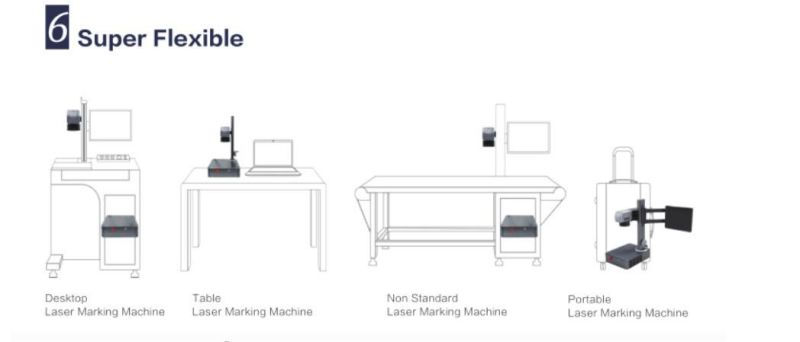 Hot Selling Mini Portable Fiber Laser Engraving Marking Machine Fiber Engraver Price