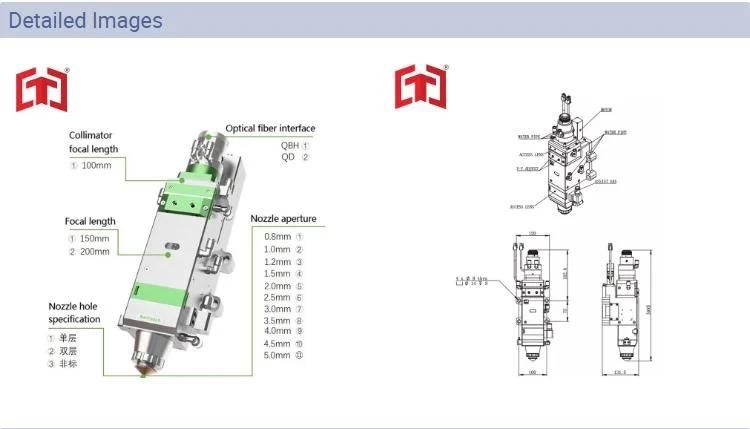 Bm114s Series Auto-Focusing Laser Cutting Head for Laser Cutting Machine