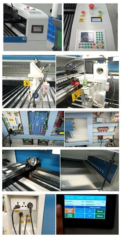 1325 4X8 Feet 280W Double Heads CO2 Laser Cutter Machine for Carbon Steel Sheet