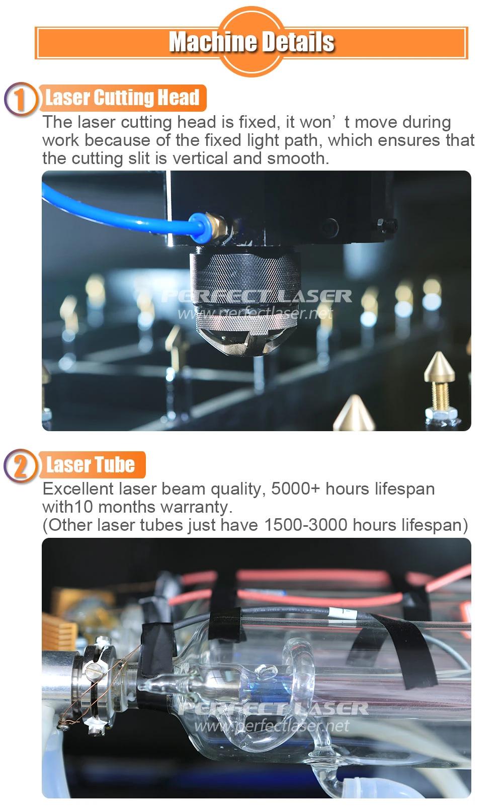 Pec-1218p 400W / 600W Plywood MDF Die Board Laser Cutting Machine