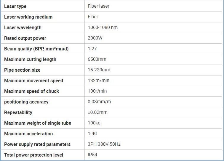 CNC Pipe Fiber Laser Tube Cutting Machine Fiber Pipe Laser Cutting Machine