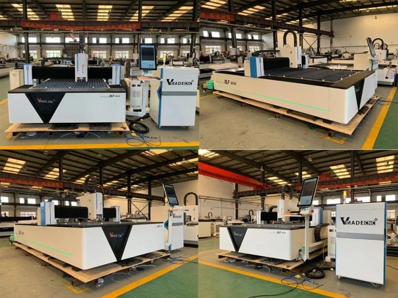 Fiber Laser 1000W Iron Carbon Stainless Steel Sheet Metal CNC Cutting Machine