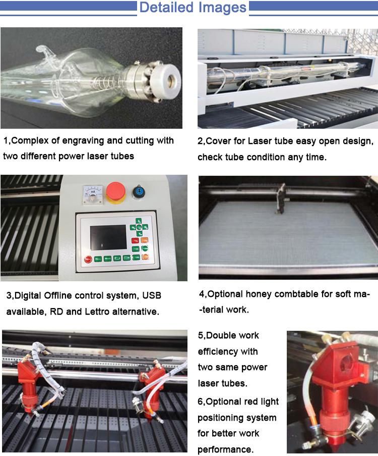 Wood Acrylic Engraving 130W CO2 Laser Engraving and Cutting Machine