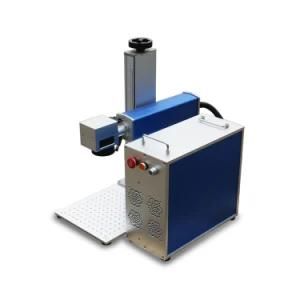 30W Split Type Marking Machine Hanging Decoration Gift Laser Marking Machine Glass Plastic Metal Printer Optical Fiber Marking Machine