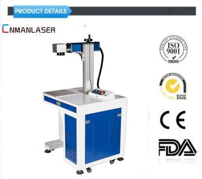 Desktop 20W Laser Marking Machine for Stainless Tableware Metal Gift