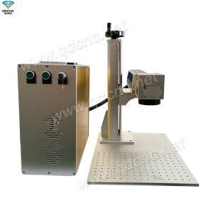 Cost Prices Desktop Fiber Laser Marking Machine for Gold/Leather Qd-FM20/Qd-FM30/Qd-FM50