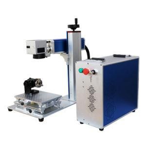 20W 30W Portable Metal Fiber Laser Marking Etching Machine Systems