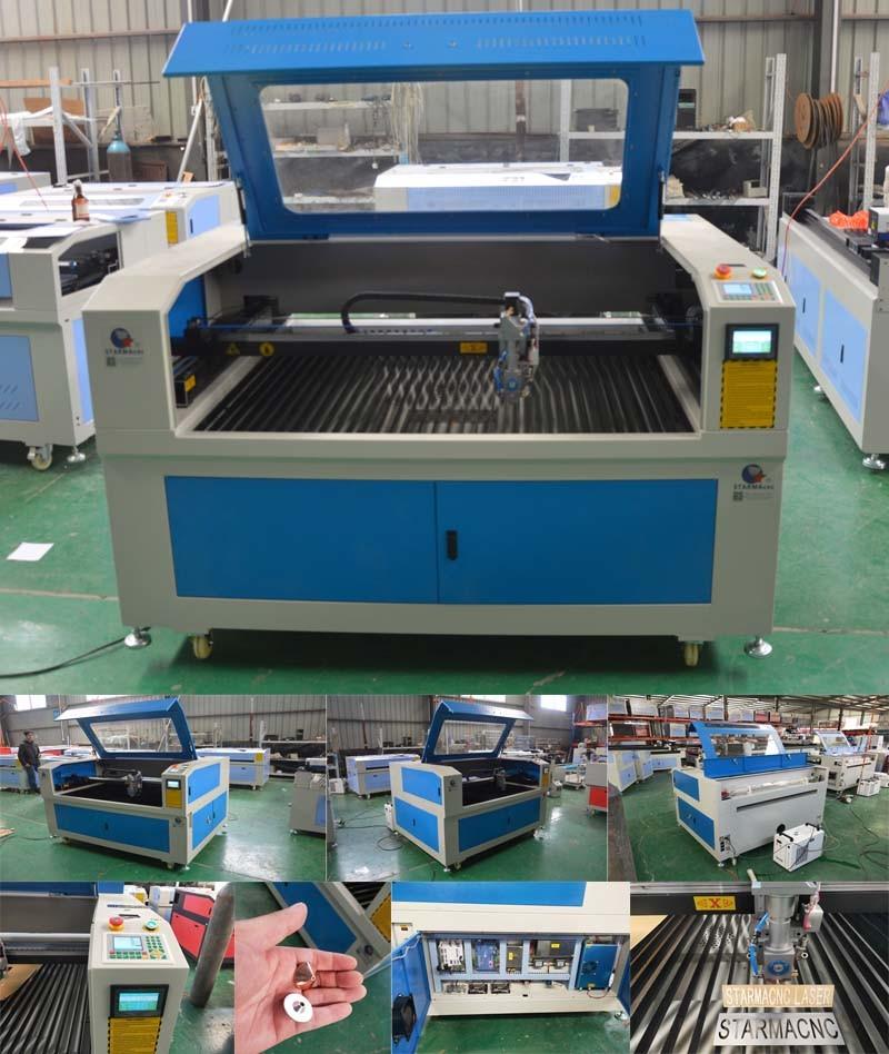 CO2 Laser Machine with Reci 150W Tube to Cut Stainless Wood Acrylic Rubber