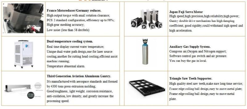 3015 Laser Cutter 2kw Fiber Laser Cutting Machines for Steel