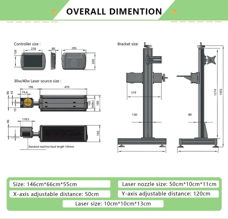 3W UV Laser Marking Machine for Plastic / Glass