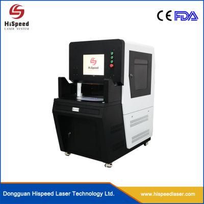 Automatic Double Station Fiber Laser Marking Machine for Saw Blade Engraving, Turbine Blades, Cutting Tools, Gear Cutting Tool Marking Machine