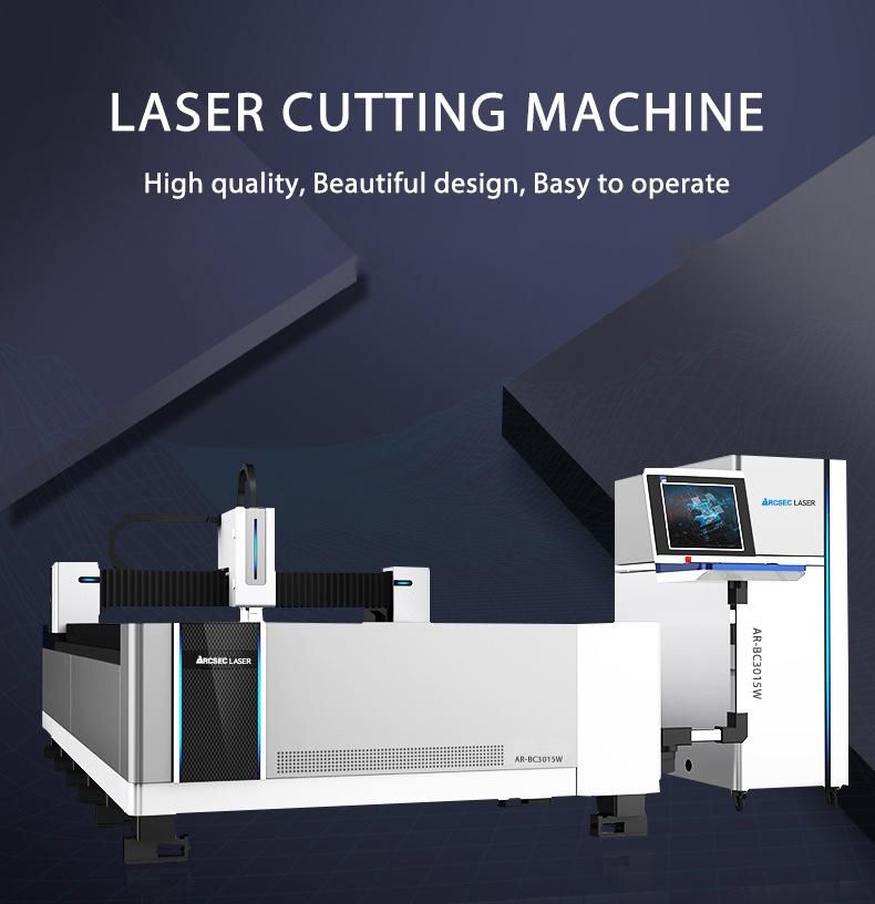 New Design Sheet Metal Cut to Length Line Laser Cutting Machine Raycus Fiber Laser Cutting Machine for Hot Sale