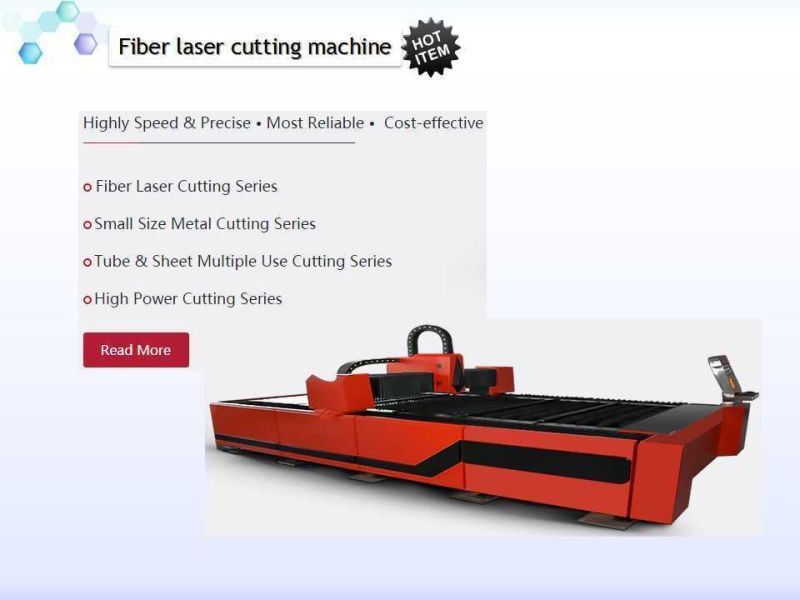 500watt 700 Watt Fiber Laser Cutter for Cutting 0.5-6mm Metals