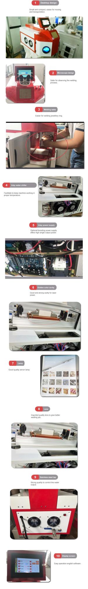 200W Automatic Laser Jewelry Welding Machine Laser Welder Equipment for Goldsmith Soldering