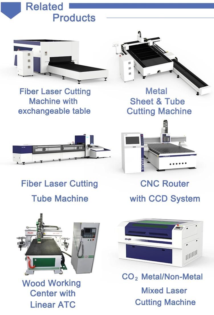 Stable Working Table Heavy Use Tube and Square Pipe Fiber Laser Cutter