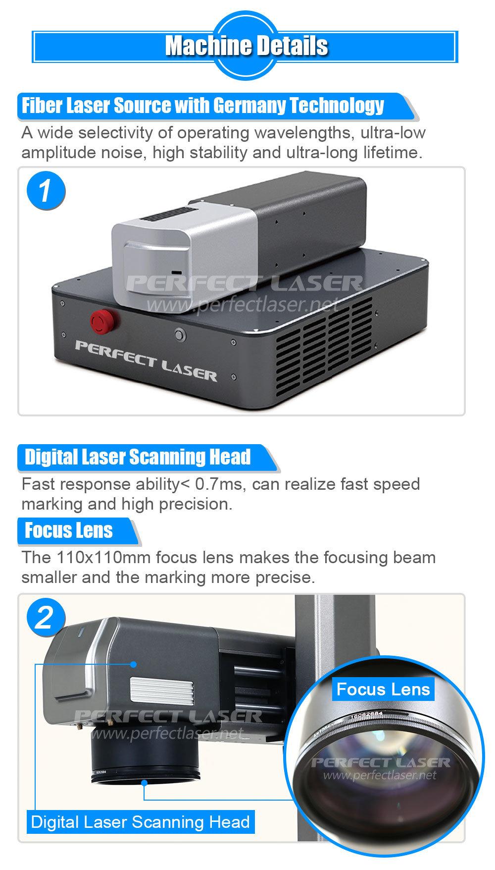 Perfect Laser - Industrial Mini 20W Laser Engraving Machine with PC Built-in