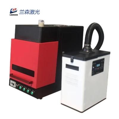 Highly Safe Style 20W 30W 50W Enclosed Mini Fiber Laser Metal Engraver for Marking