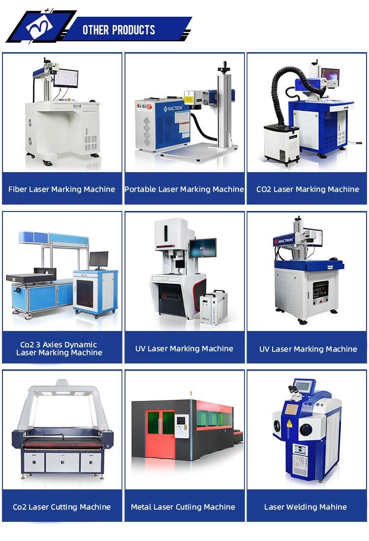 30W 50W 70W 100W Deep Engraving 3D Fiber Laser Marking Machine