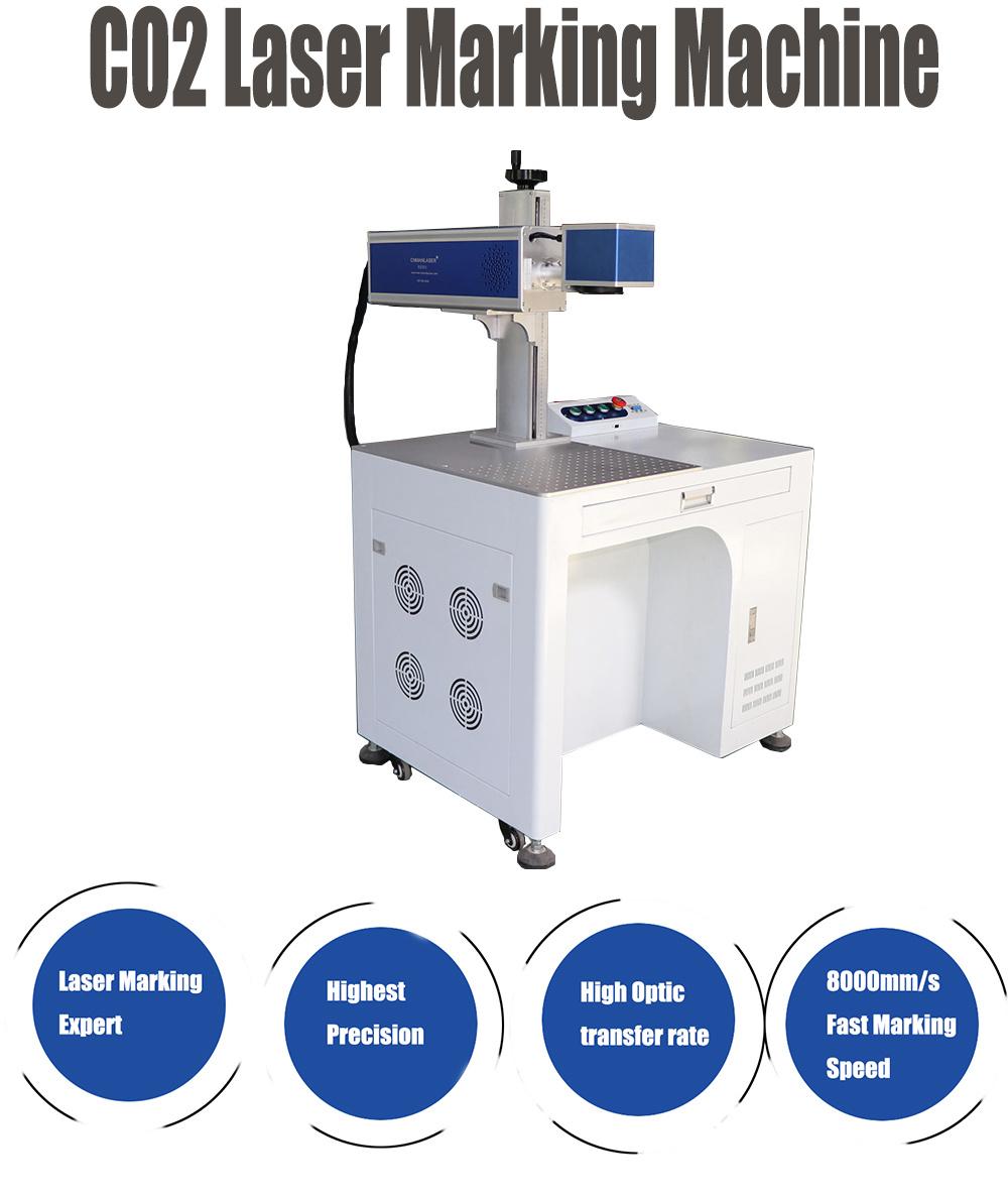 Desktop CO2 Laser Marking Machine for Paper Box Animal Ear Tag Garments