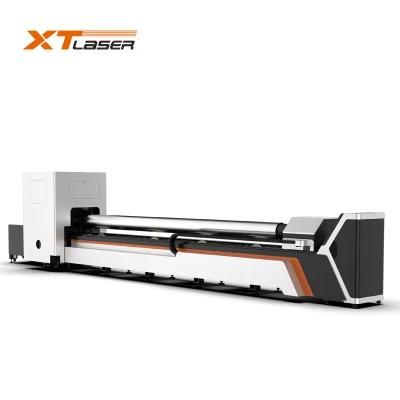 1000W Square Rectangle Metal Tube Pipe Cutting Fiber Laser Machine