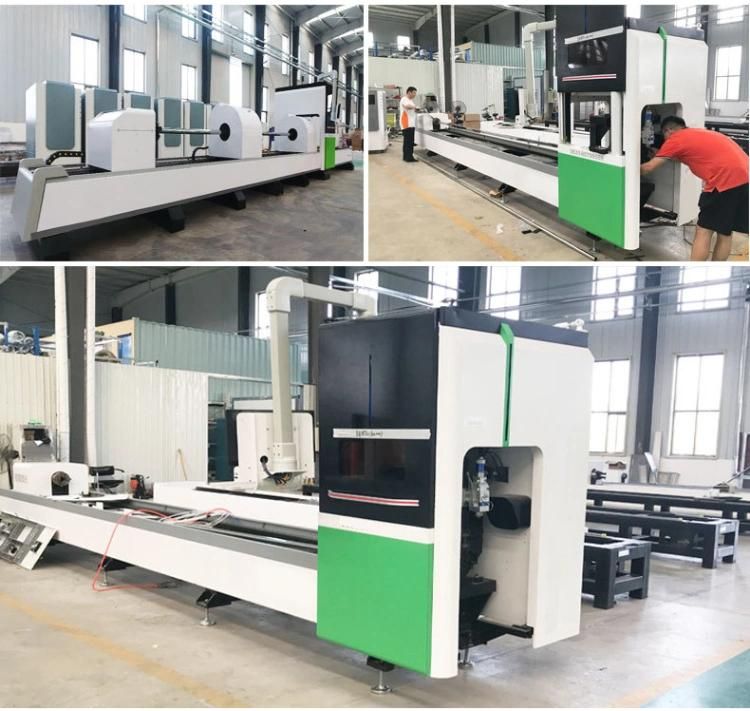 CNC Square Metal Tube Pipe Laser Cutting Machine