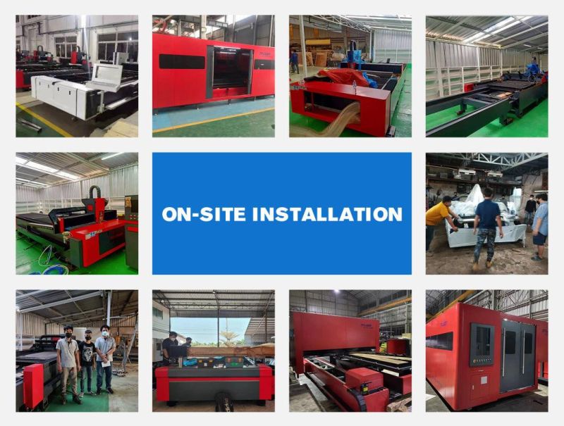 CNC Fiber Laser Cutting Machine with 6m Pipe Attachment Rotary Device for Metal Plate&Pipes